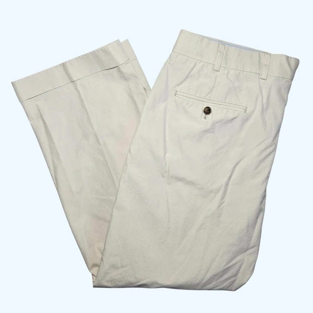 Brooks Brothers Pleated Supima Cotton Mens 38x30 (Fits 29
